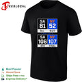 SA vs NY Comeback Final Scoreboard basketball shirt