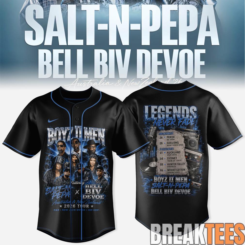 SALT-N-PEPA • BOYZ II MEN • BELL BIV DEVOE Special Baseball Jersey