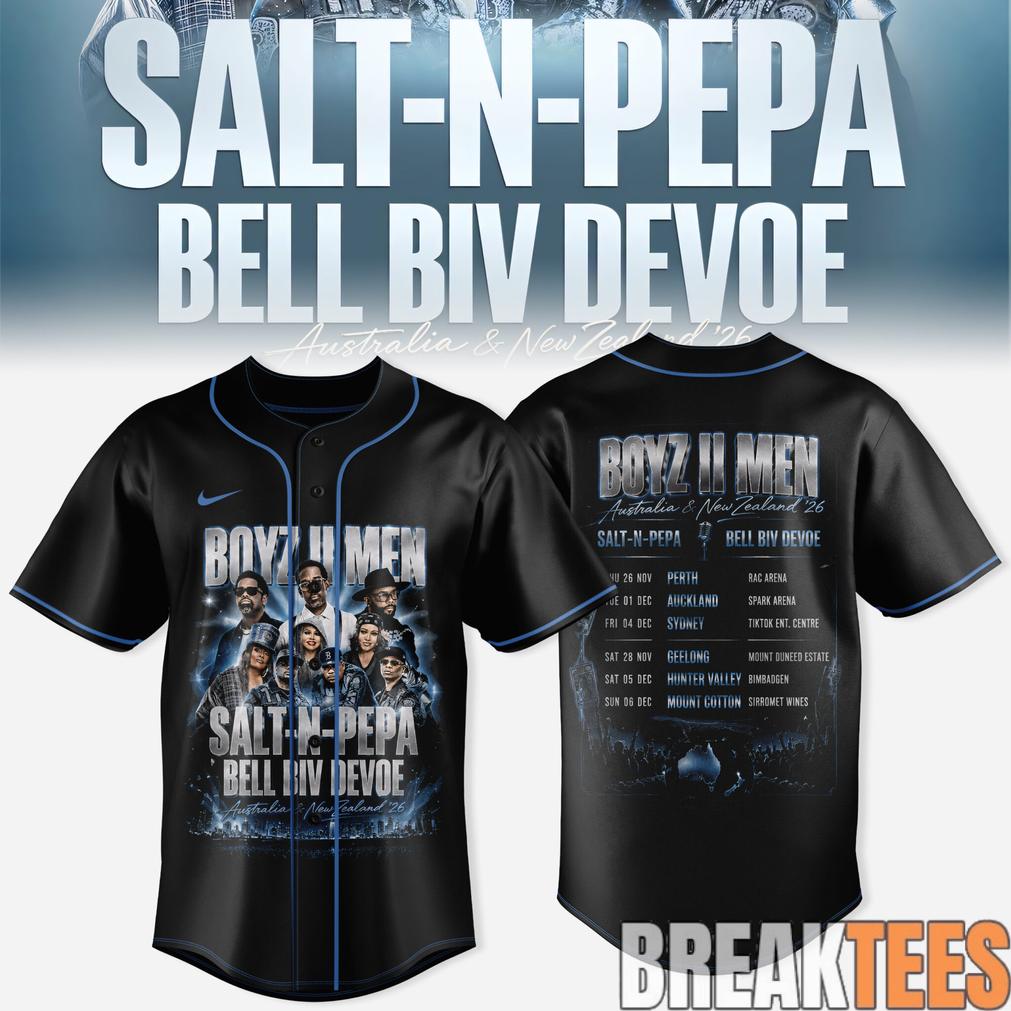 SALT-N-PEPA • BOYZ II MEN • BELL BIV DEVOE Special Baseball Jersey