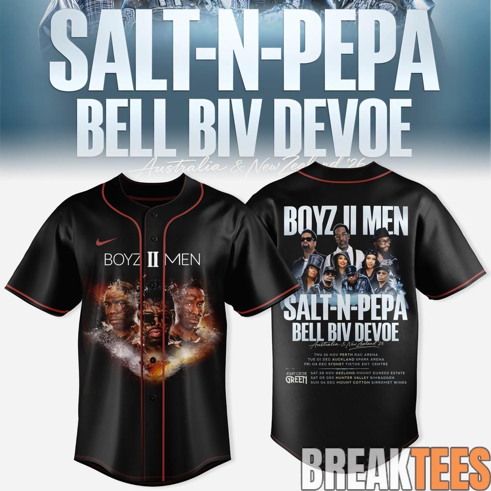 SALT-N-PEPA • BOYZ II MEN • BELL BIV DEVOE Special Baseball Jersey