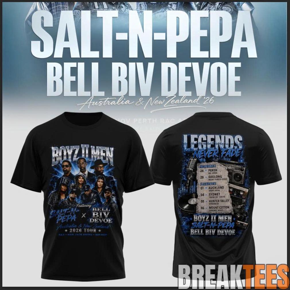 SALT-N-PEPA • BOYZ II MEN • BELL BIV DEVOE Special T-Shirt