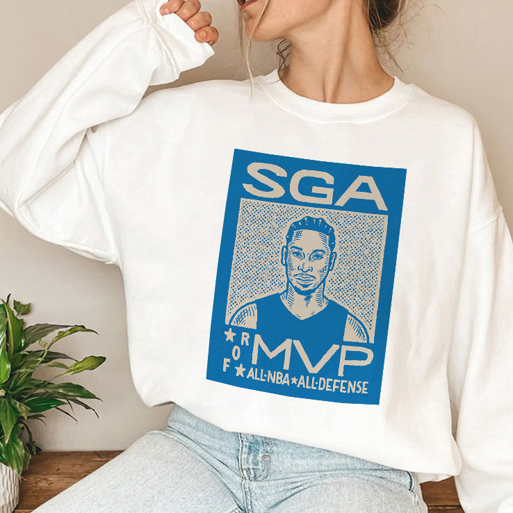 SGA Shai Gilgeous-Alexander For MVP All NBA All Defense T Shirt