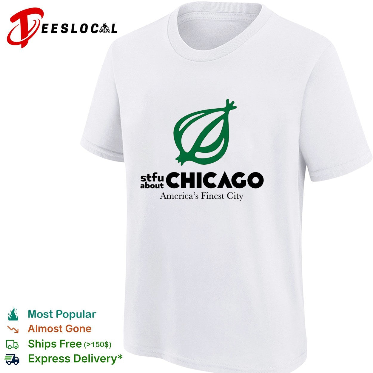 STFU about Chicago America’s finest city onion logo shirt
