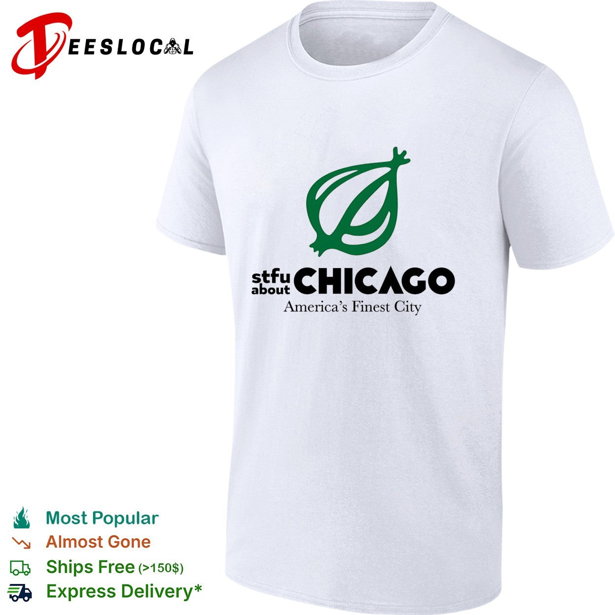STFU about Chicago America’s finest city onion logo shirt