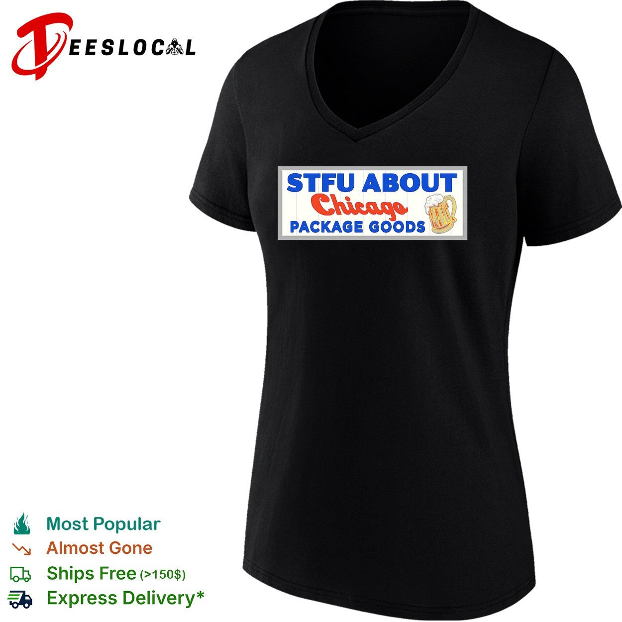 STFU about Chicago package goods beer mug shirt