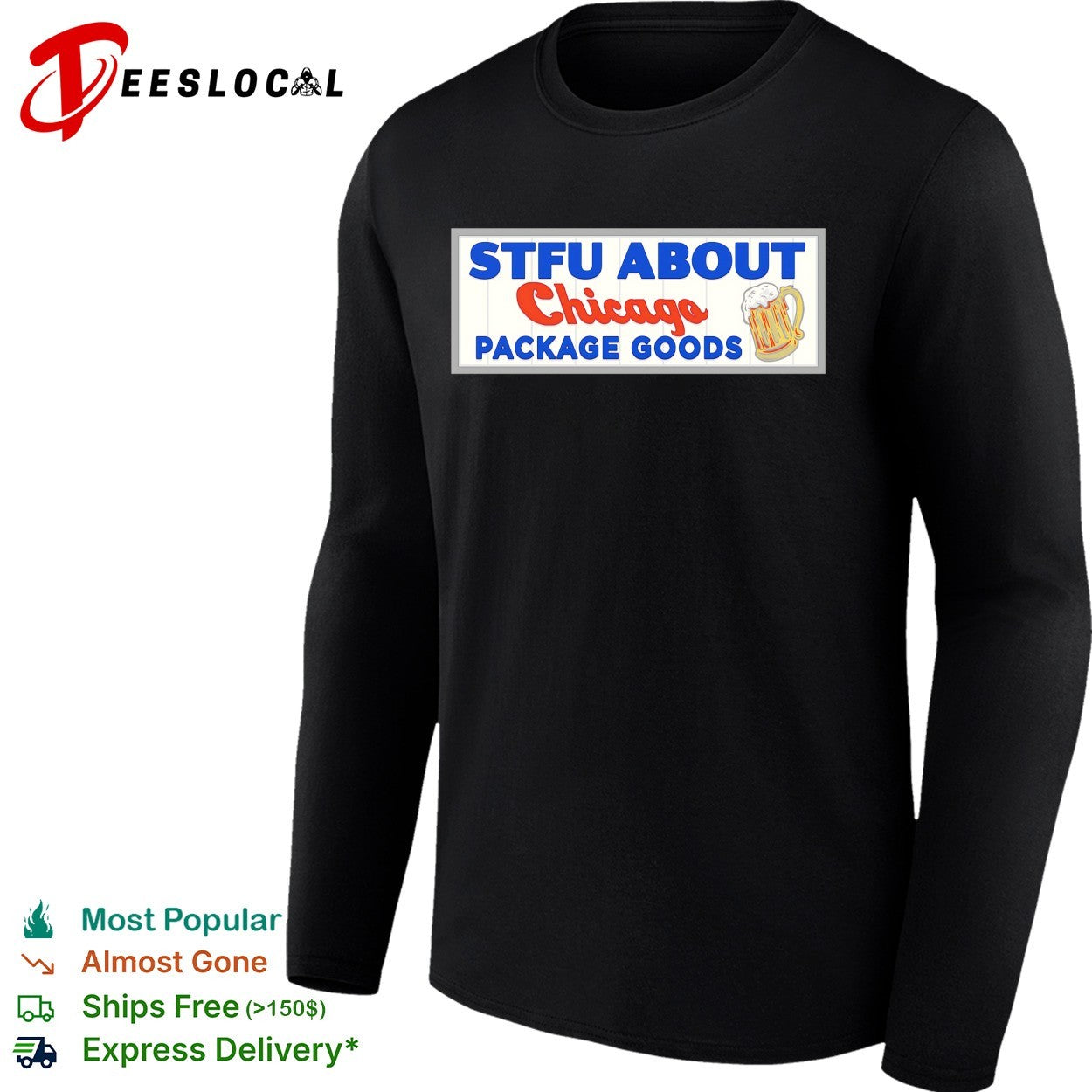 STFU about Chicago package goods beer mug shirt