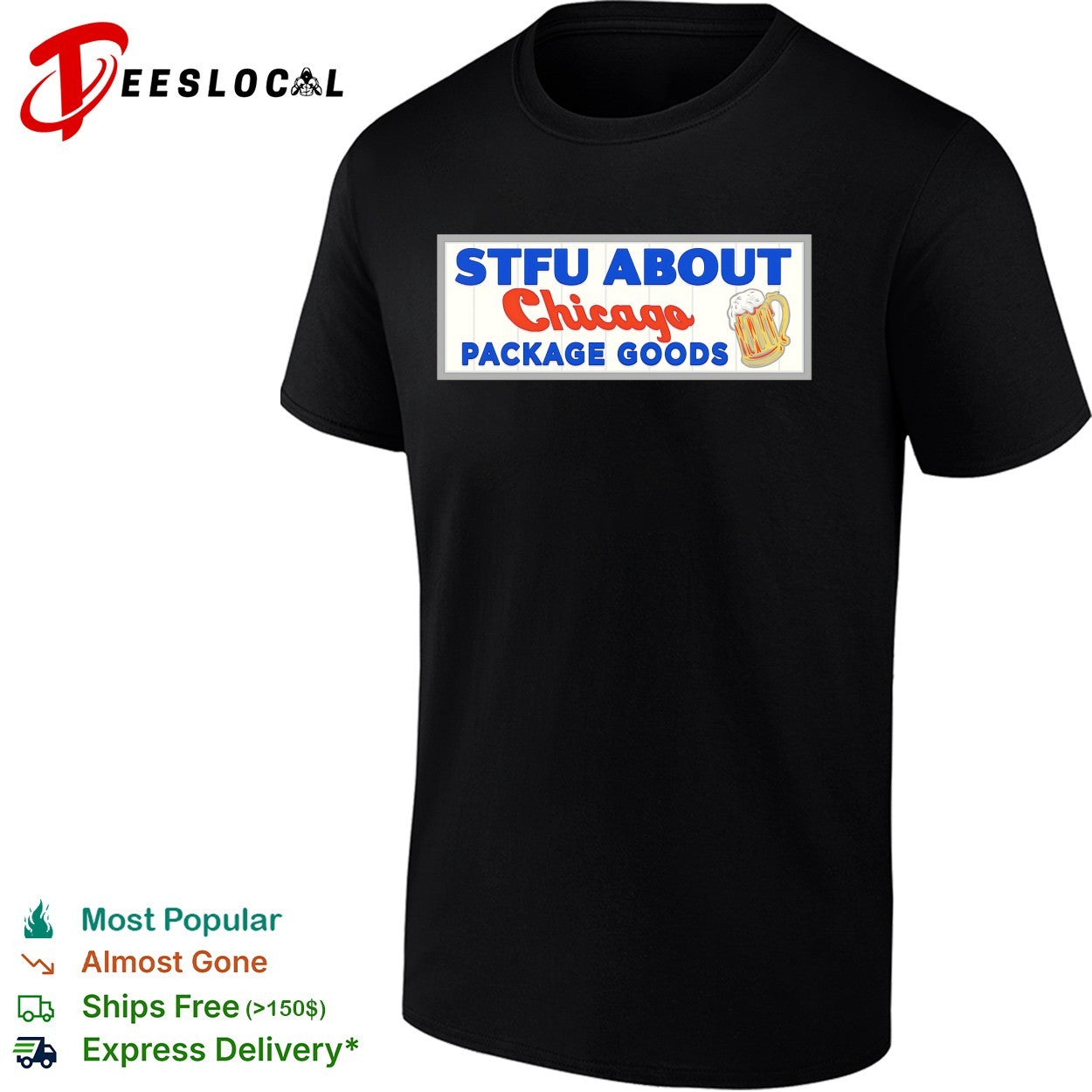 STFU about Chicago package goods beer mug shirt