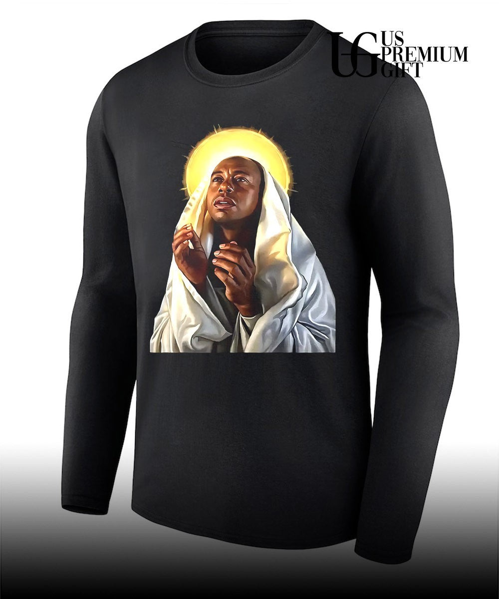 Saint Tiger Woods mugshot shirt