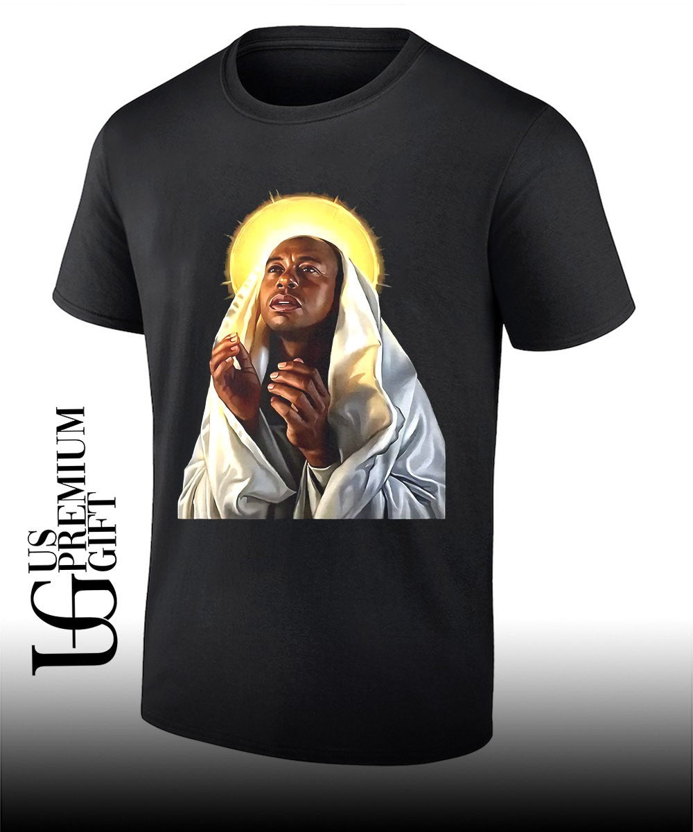 Saint Tiger Woods mugshot shirt