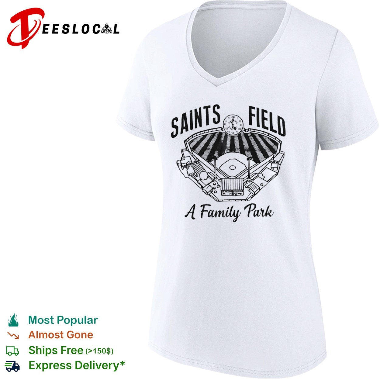 Saints Field A Family Park Baseball Stadium Diamond shirt