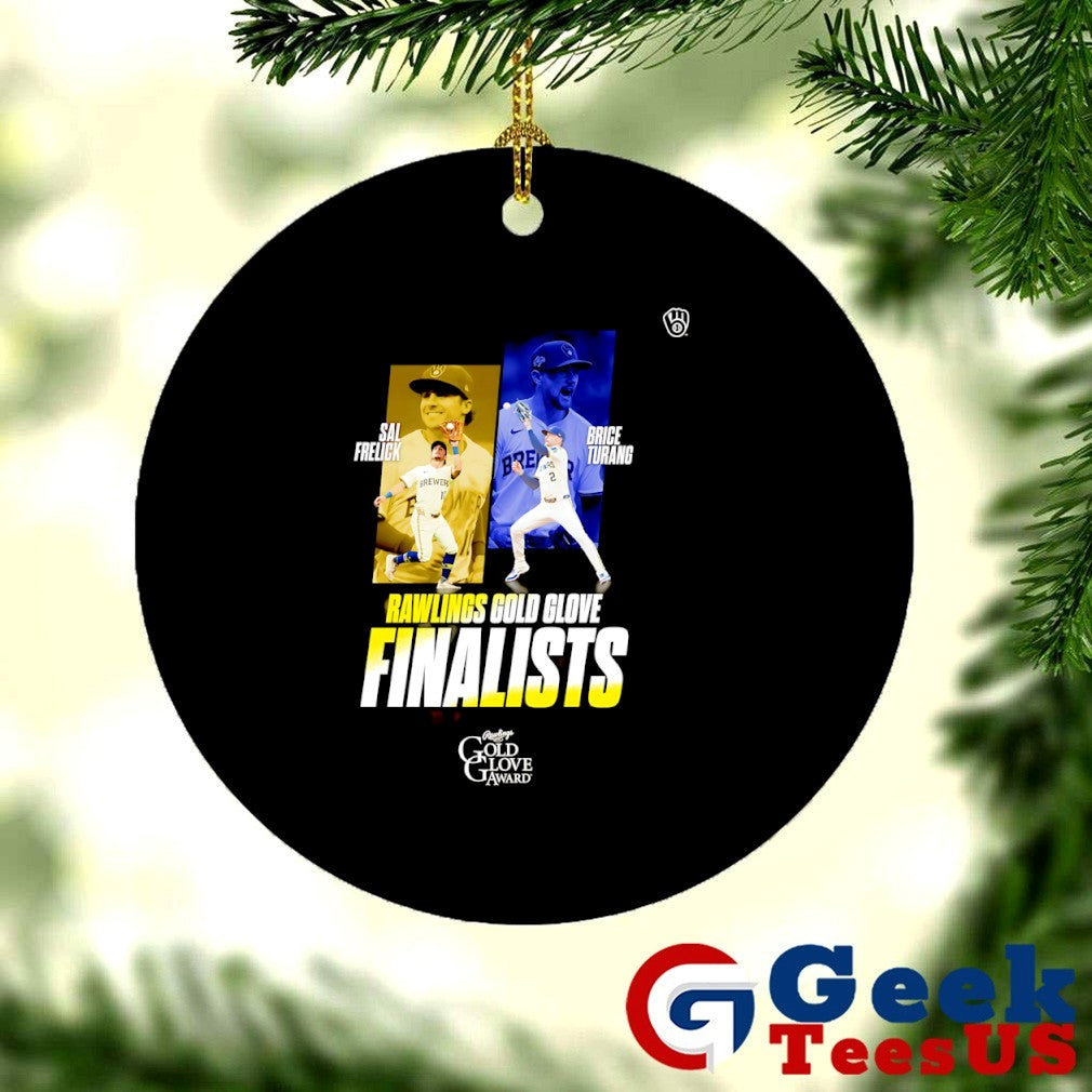 Sal Frelick and Brice Turang Rawlings Gold Glove Award shirt