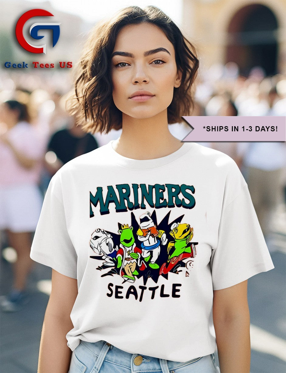 Salmon Run Mariners Seattle MLB mascot shirt