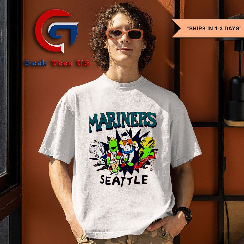 Salmon Run Mariners Seattle MLB mascot shirt