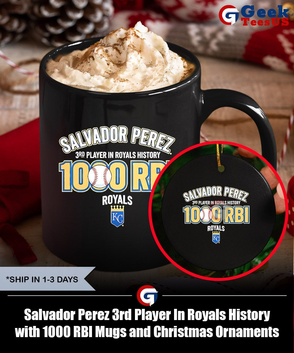 Salvador Perez 3rd Player In Royals History with 1000 RBI shirt