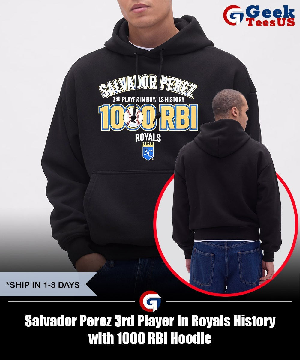 Salvador Perez 3rd Player In Royals History with 1000 RBI shirt
