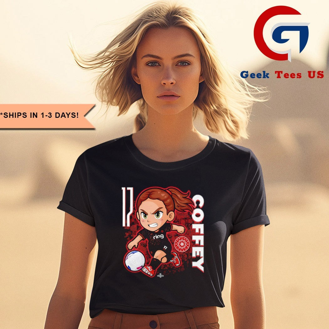 Sam Coffey Portland Thorns FC NWSL chibi graphic shirt