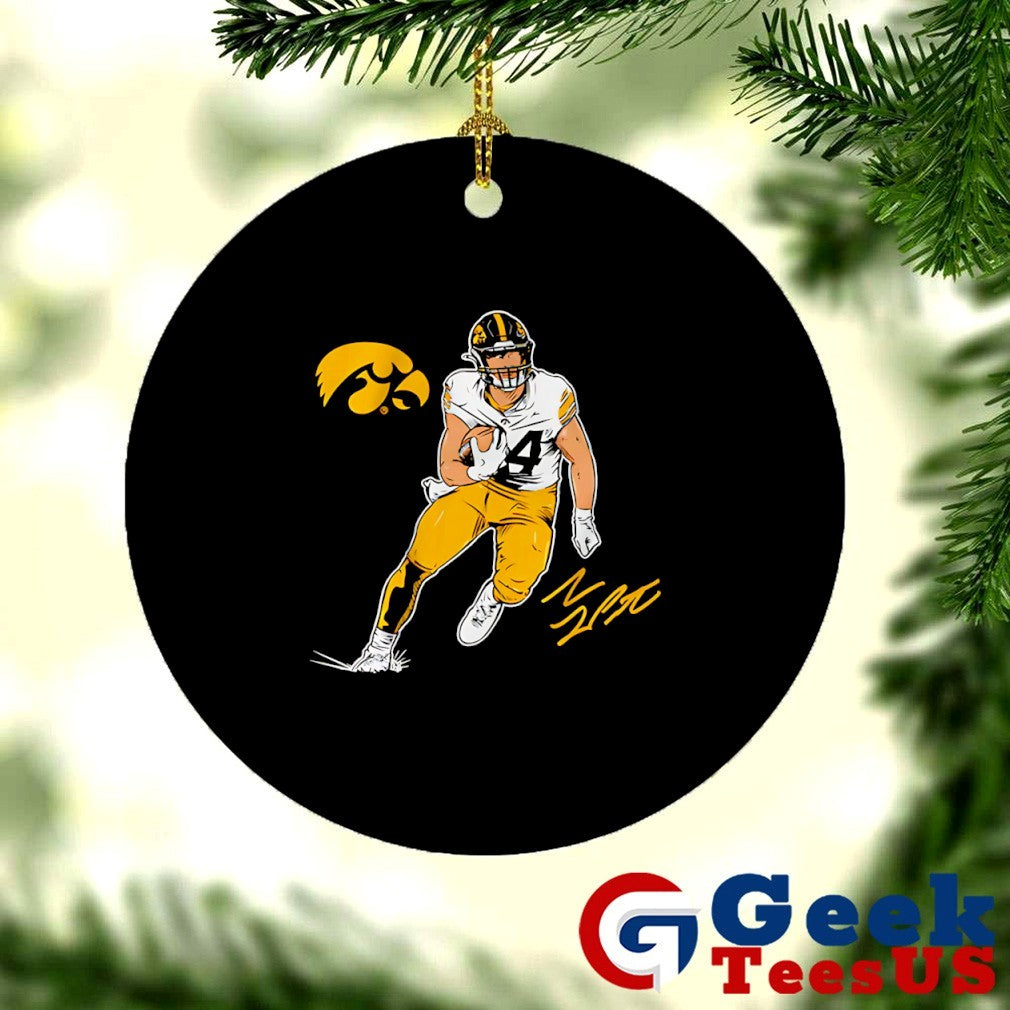 Sam LaPorta Iowa Hawkeyes football Superstar pose signature shirt