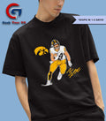 Sam LaPorta Iowa Hawkeyes football Superstar pose signature shirt