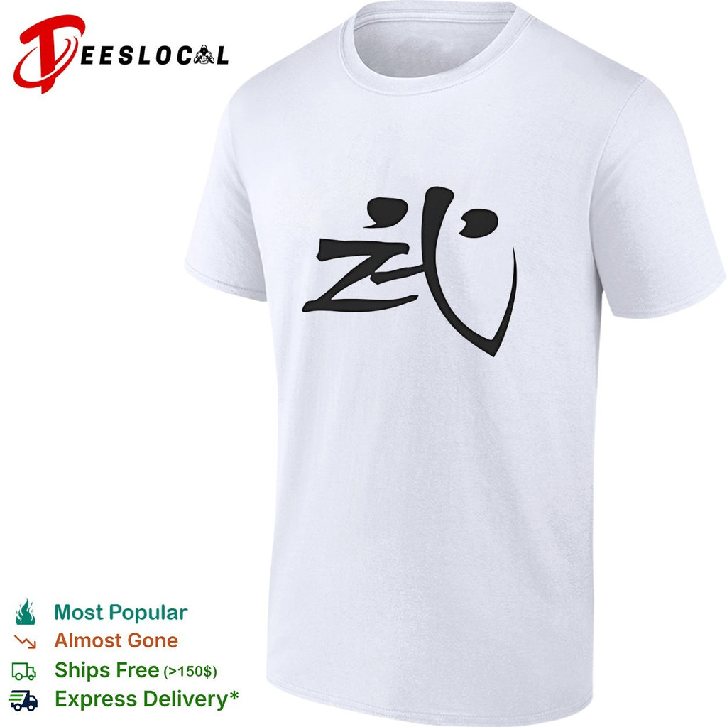 Samurai Kanji Warrior text shirt