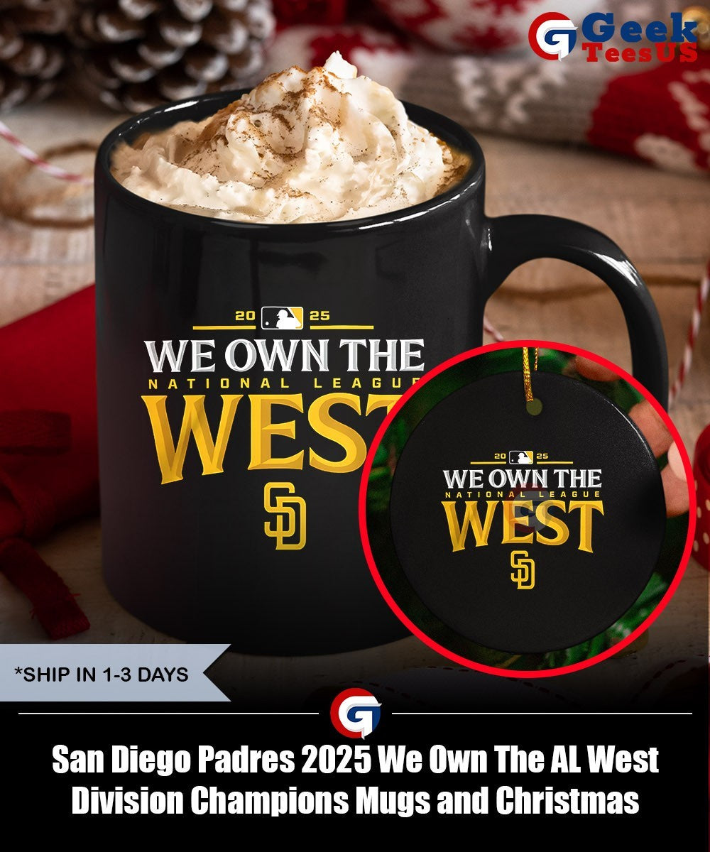 San Diego Padres 2025 We Own The AL West Division Champions shirt