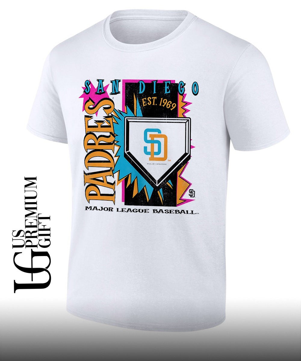 San Diego Padres Major League baseball since 1969 Cooperstown Neon shirt