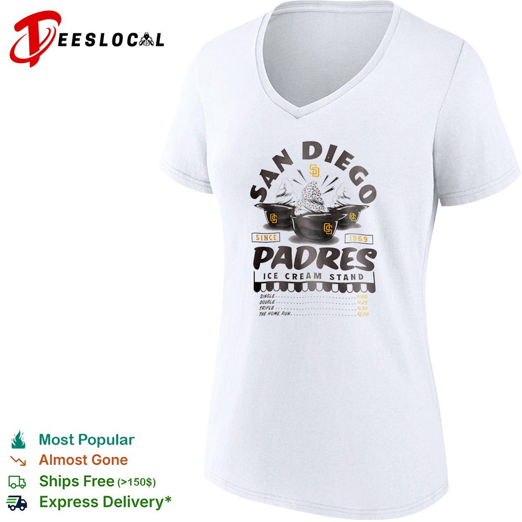 San Diego Padres Since 1969 Ice Cream Stand shirt