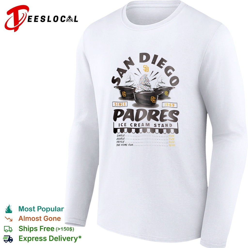 San Diego Padres Since 1969 Ice Cream Stand shirt