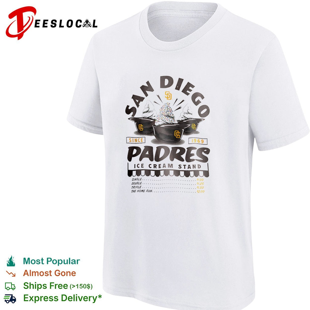 San Diego Padres Since 1969 Ice Cream Stand shirt