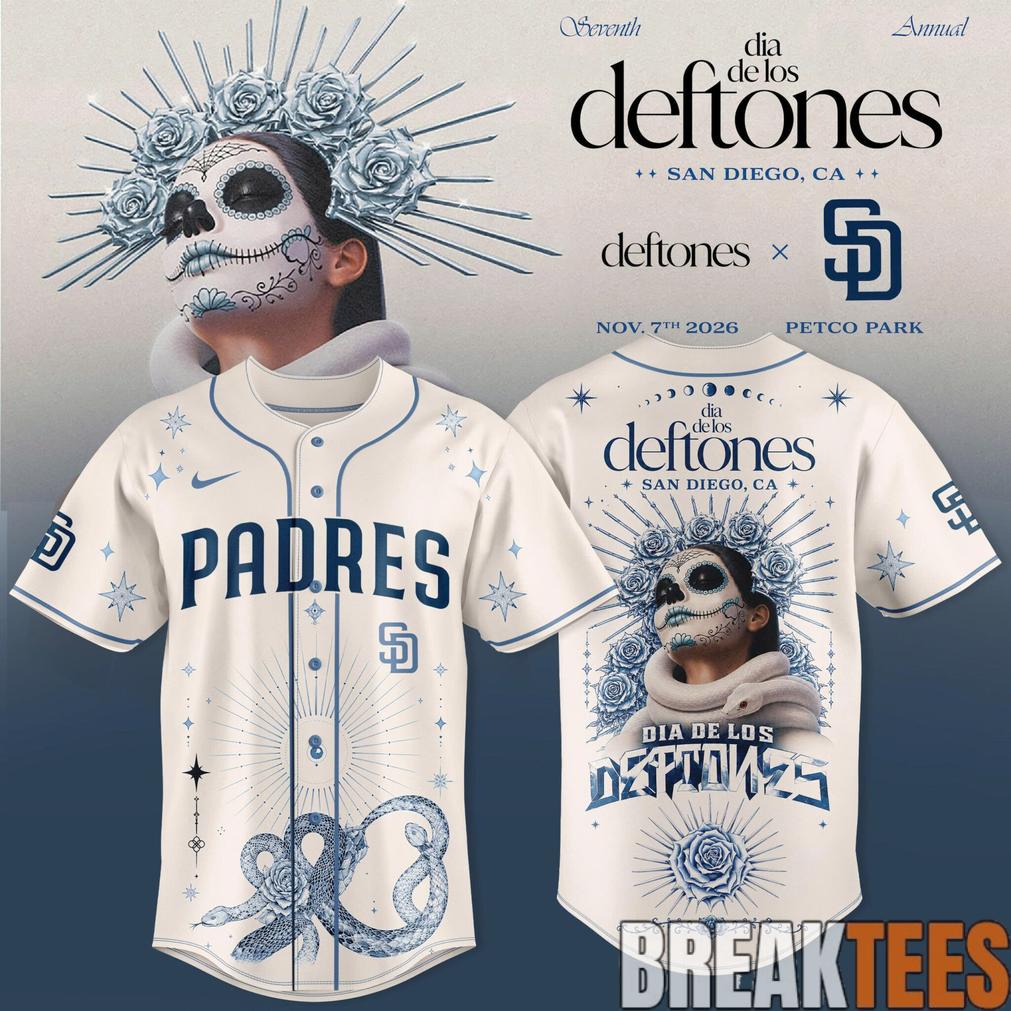 San Diego Padres x Dia De Los Deftones Baseball Jersey