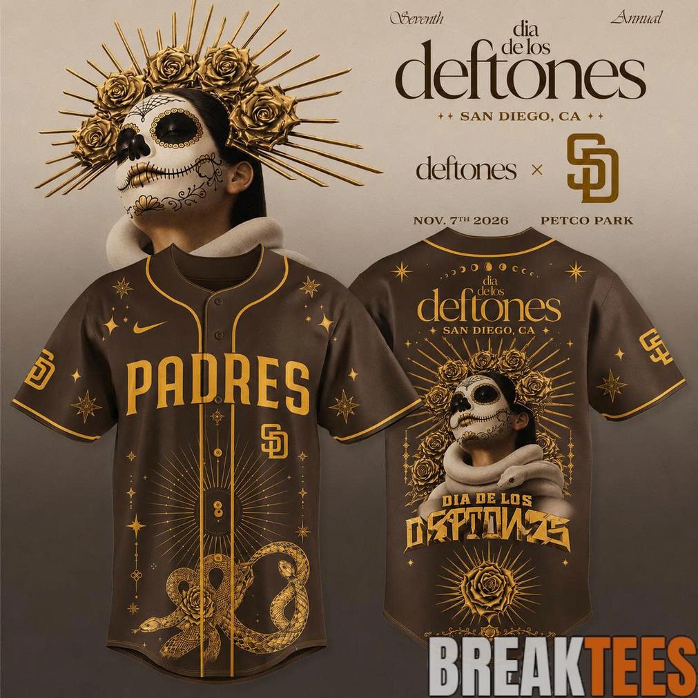 San Diego Padres x Dia De Los Deftones Baseball Jersey