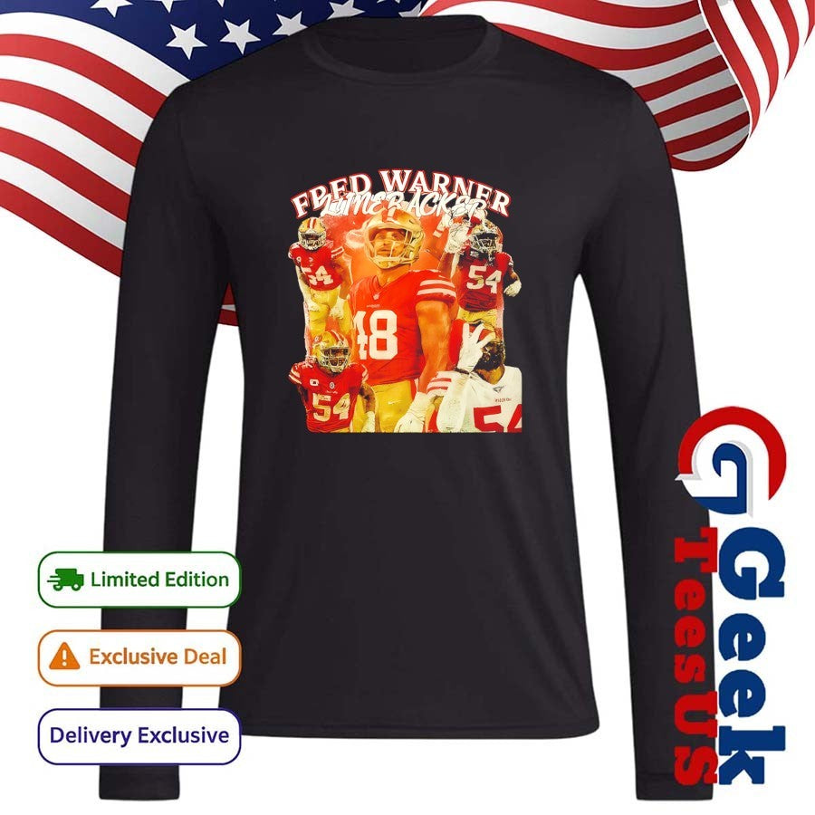 San Fransico 49ers with Fpfd Warner Linebacker graphic shirt