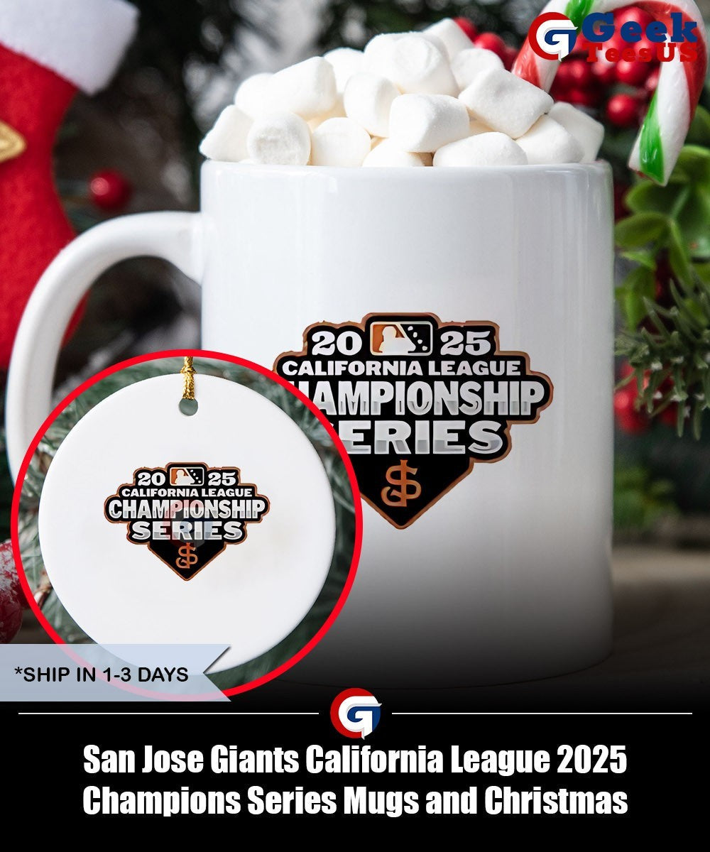 San Jose Giants California League 2025 Champions Series shirt