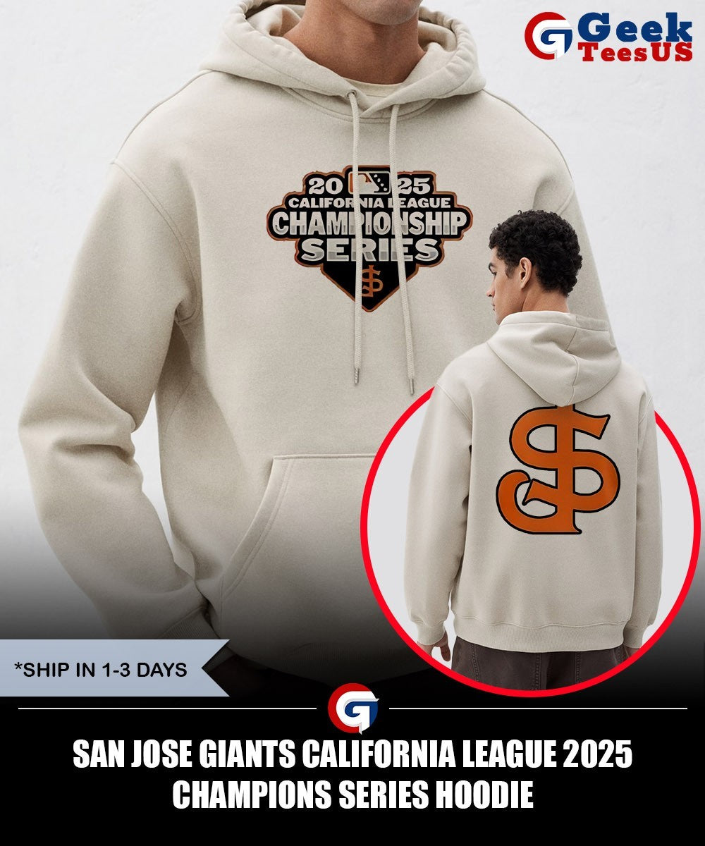 San Jose Giants California League 2025 Champions Series shirt