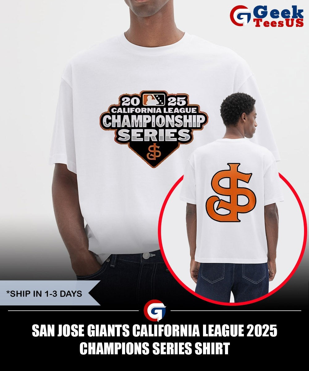 San Jose Giants California League 2025 Champions Series shirt