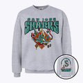 San Jose Sharks Blue84 2025 Lunar New Year Sweatshirt