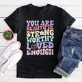Sandjest Valentine Shirt You Are Beautiful Gift for Women Girlfriend Wife