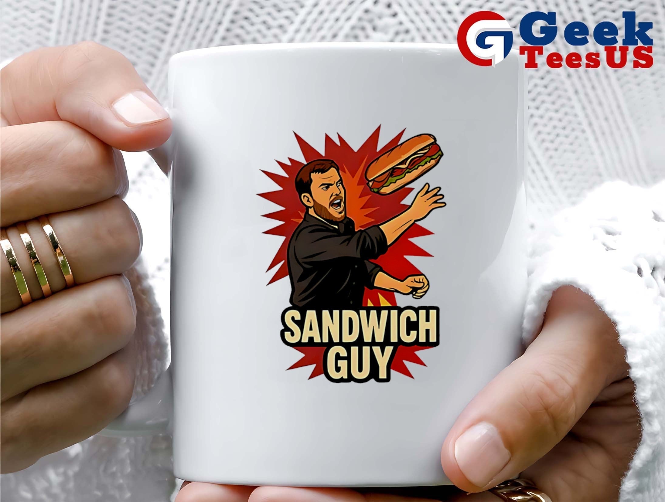 Sandwich guy I threw a sandwich shirt