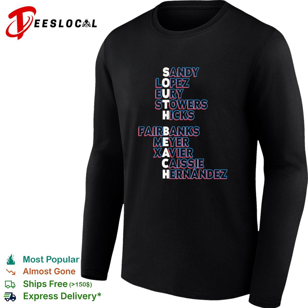 Sandy Lopez Eury Stowers Hicks Miami Marlins baseball South Beach 2026 shirt