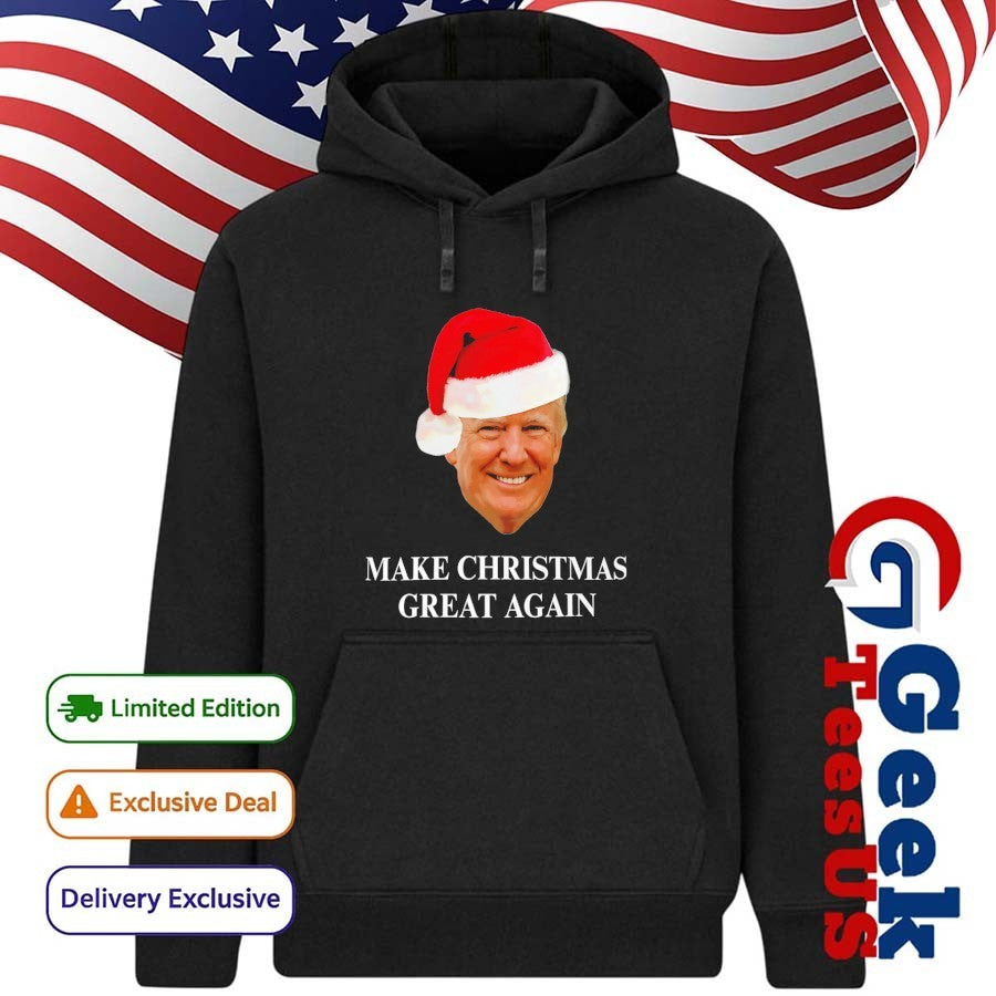 Santa Donald Trump make Christmas Great Again shirt