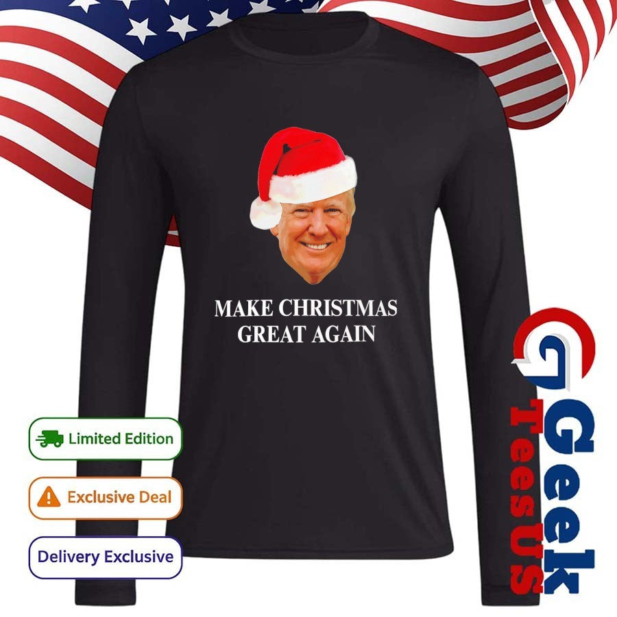 Santa Donald Trump make Christmas Great Again shirt