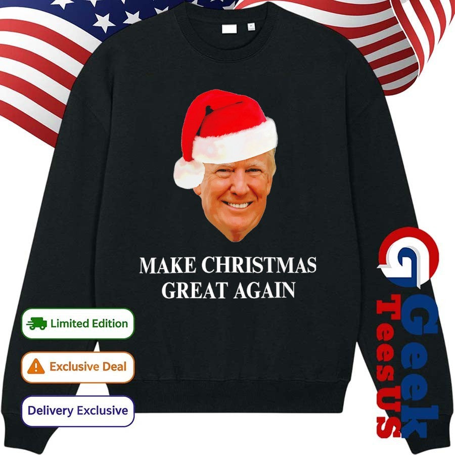 Santa Donald Trump make Christmas Great Again shirt