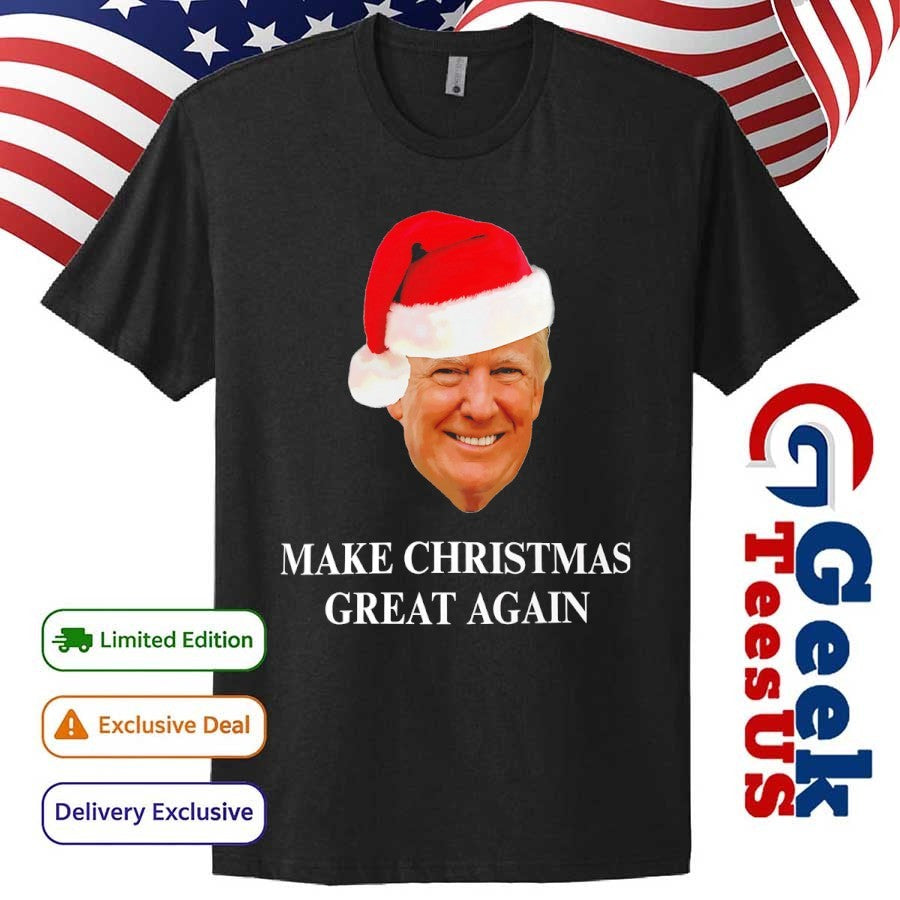 Santa Donald Trump make Christmas Great Again shirt