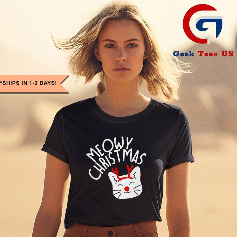 Santa Meowy Christmas shirt