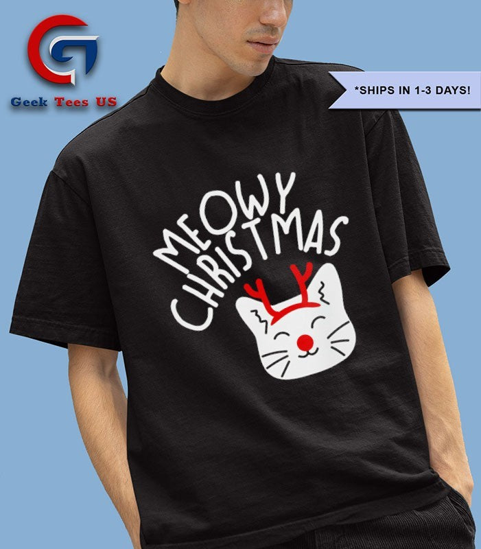 Santa Meowy Christmas shirt