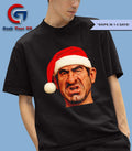 Santa hat Eric Cantona spitting image Christmas shirt
