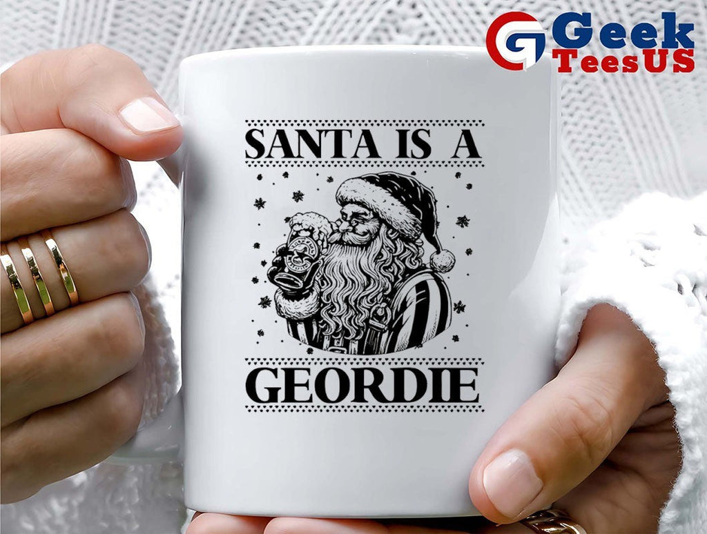 Santa is a Geordie ugly Christmas shirt