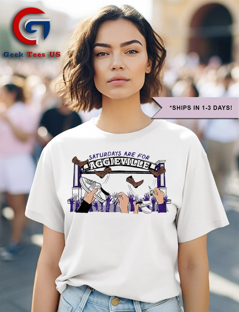 Saturdays are for Aggieville Kansas State Wildcats shirt