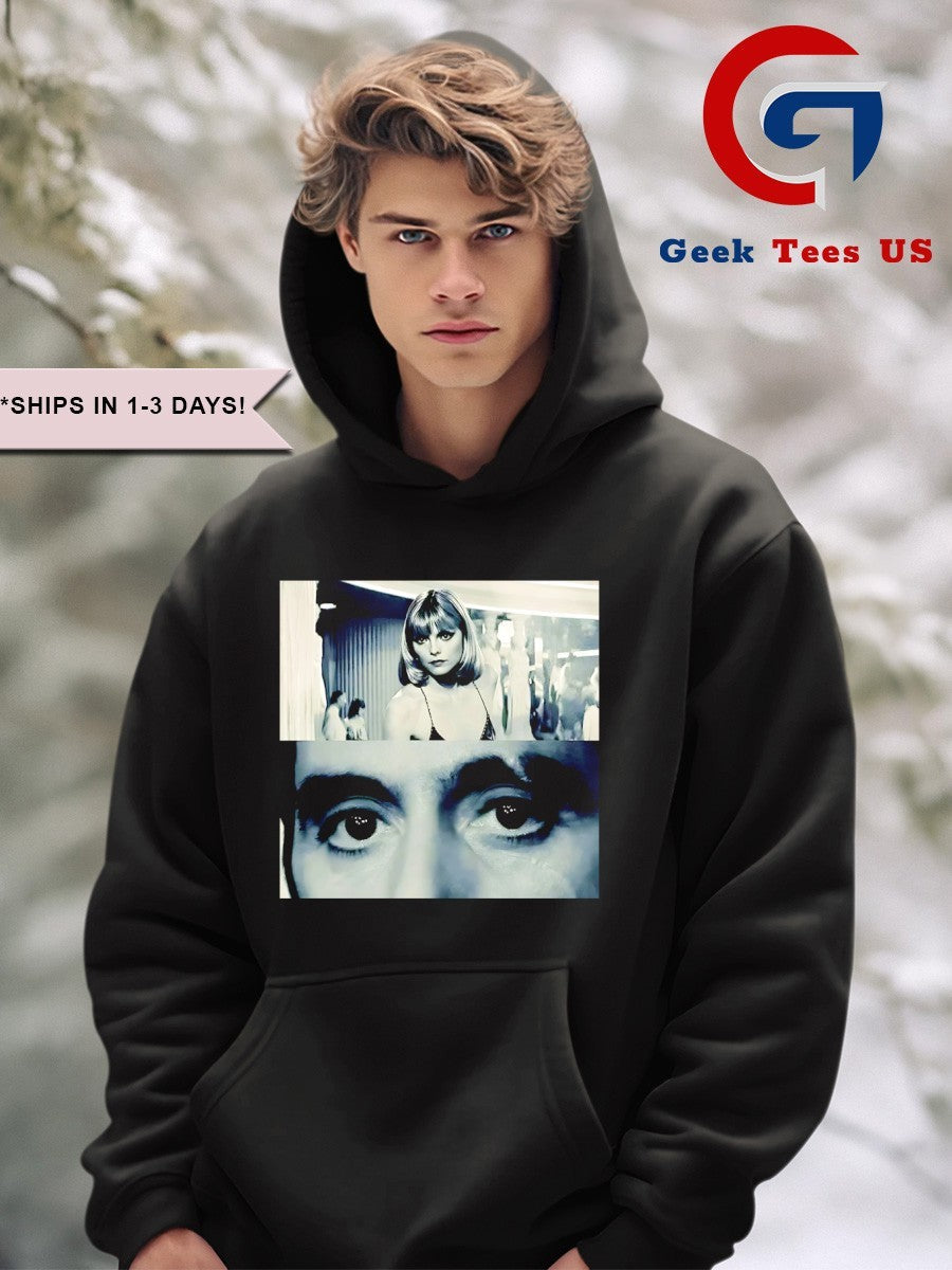 Scarface Tony Montana and Elvira shirt