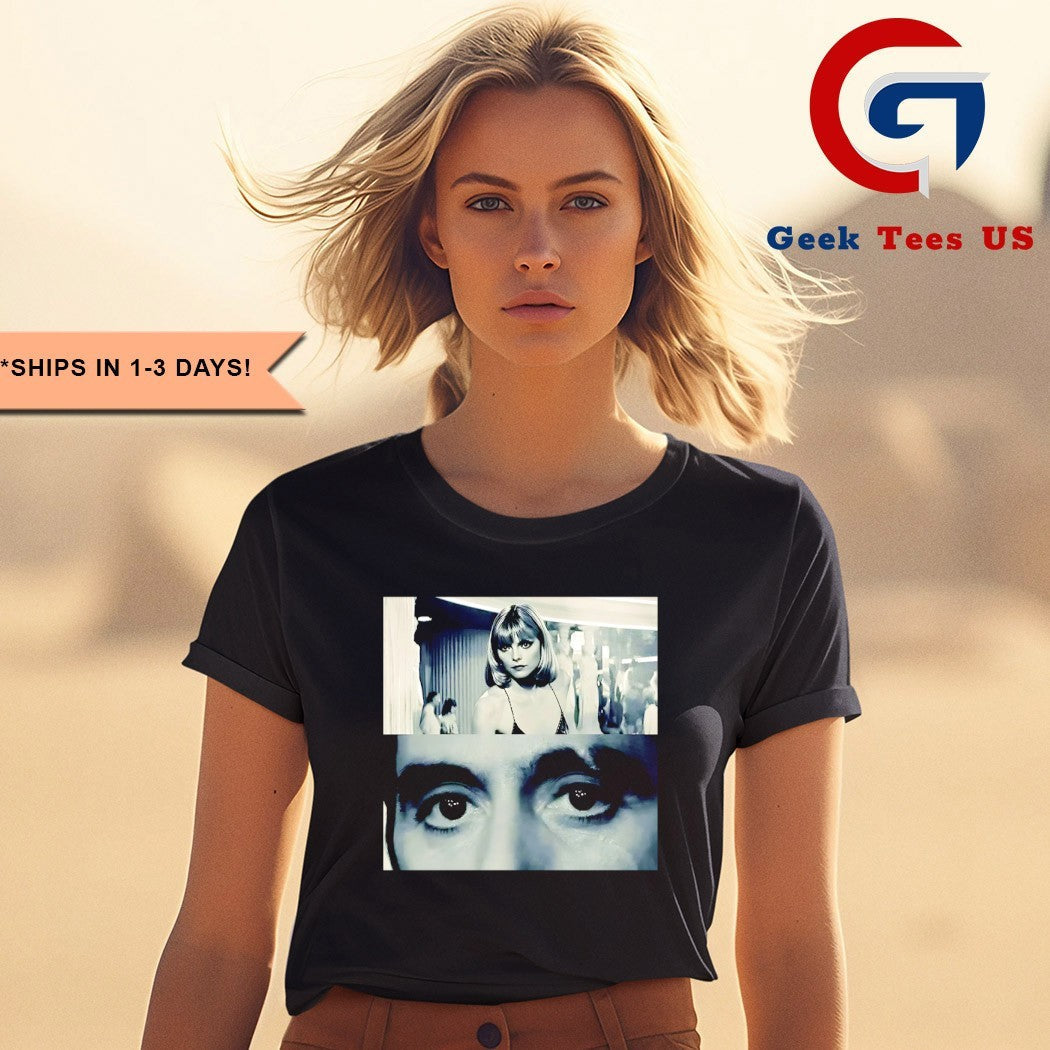 Scarface Tony Montana and Elvira shirt