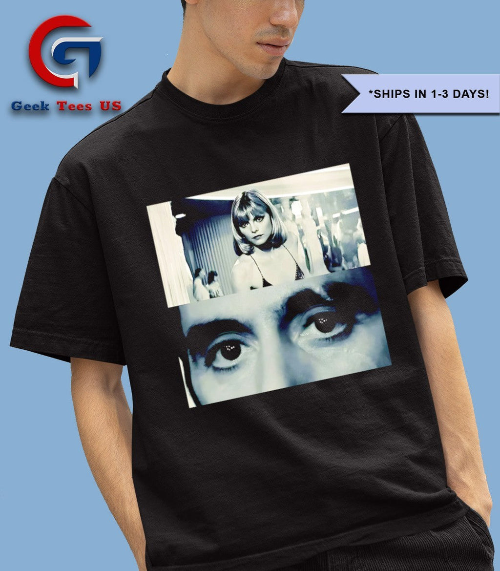Scarface Tony Montana and Elvira shirt